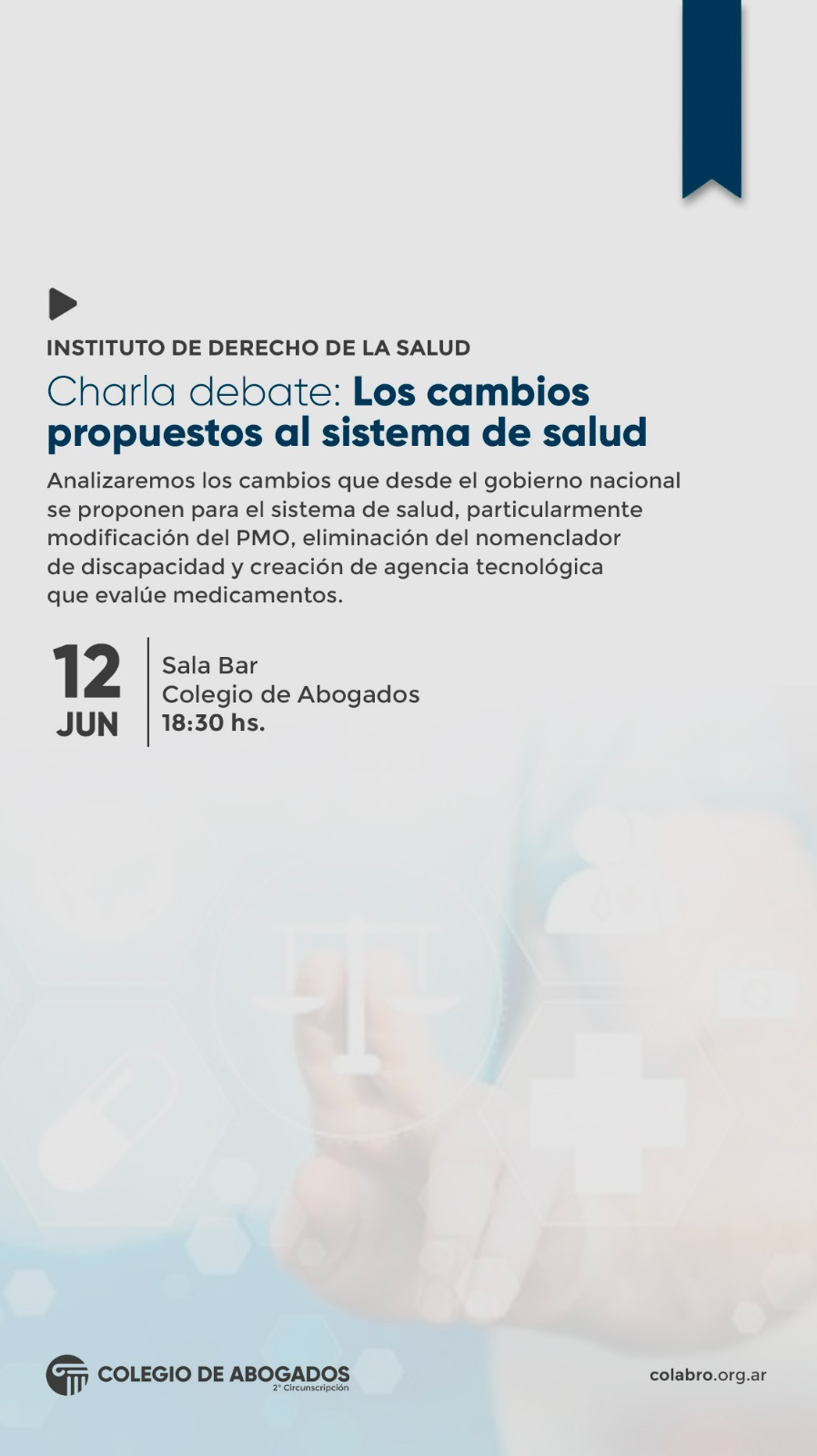 Charla debate: Los cambios propuestos al sistema de salud - 12/06/2024